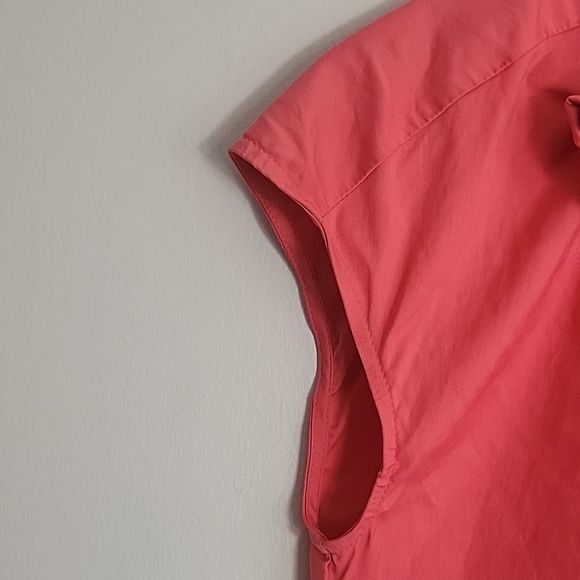 Alfani Cap Sleeve Dressy orange Blouse Sz 6 - Picture 5 of 8